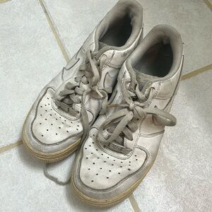 Nike Airforce 1 white sneakers woman’s 9 men’s 7